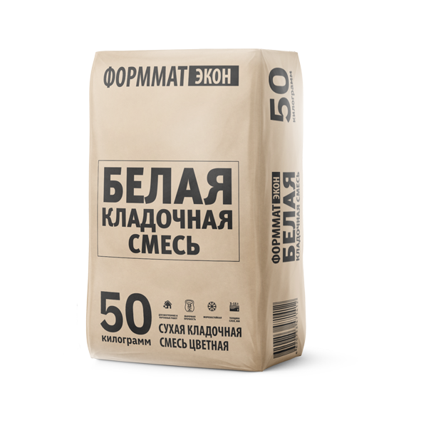 999 Смесь сухая кладочная М-150 белая (50кг)
