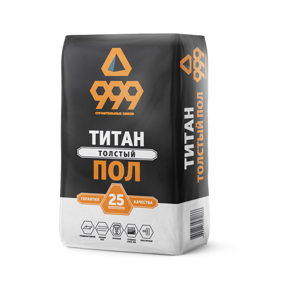 999 Титан  Толстый пол (25 кг)